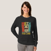 Math Is No Prob Llama数学ラマ先生 Tシャツ (正面フル)