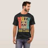 Math Is No Prob Llama数学先生Llama Tees Tシャツ (正面フル)