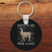 Math is No Prob-Llama - Math Llama先生 キーホルダー (正面)