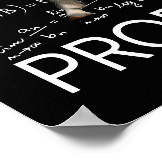 Math is No Prob-Llama - Math Llama先生 ポスター (角)