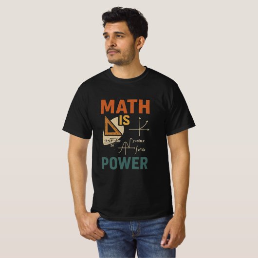 Math is Power Tシャツ (正面フル)