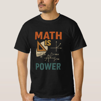 Math is Power Tシャツ