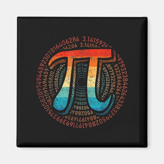 Math Is Simple As Pi Math Teacher Happy Pi Day Lov マグネット (正面)