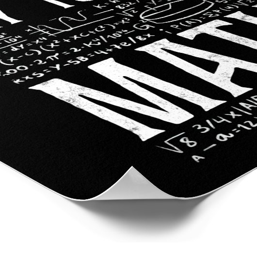 Math It'S A Beautiful Day To Do Math Teacher Nerd ポスター (角)