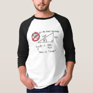 Math Joke Trigonometryサイン関数 Tシャツ
