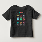 Math keeps you balanced トドラーTシャツ (正面)