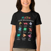Math keeps you balanced トライブレンドＴシャツ (正面)