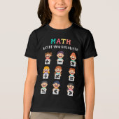 Math keeps you balanced トライブレンドTシャツ (正面)