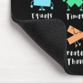 Math keeps you balanced マウスパッド (コーナー)