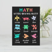 Math keeps you balanced 招待状 (スタンド正面)