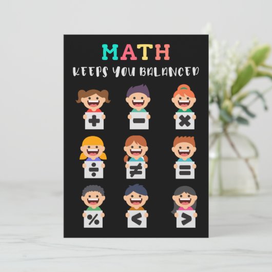 Math keeps you balanced 招待状 (スタンド正面)