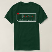 Math Lover Mentors Funny Valentines Day product Tシャツ (デザイン正面)