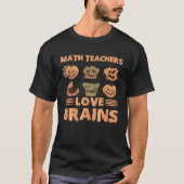Math Loves Brain Tシャツ (正面)