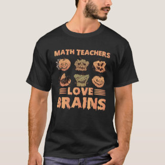 Math Loves Brain Tシャツ