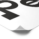 Math makes me Pers-PI-re © - おもしろい Math Pi Sagon ポスター (角)