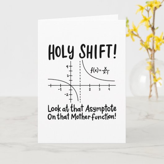 Math Mathematics カード (黄色い花)