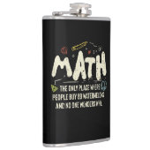 Math  Mathematics Math Teacher Gift フラスク (右)