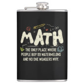 Math  Mathematics Math Teacher Gift フラスク (正面)