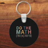 Math Meme Funny Gift For Teacher, Student Men Wome キーホルダー (正面)