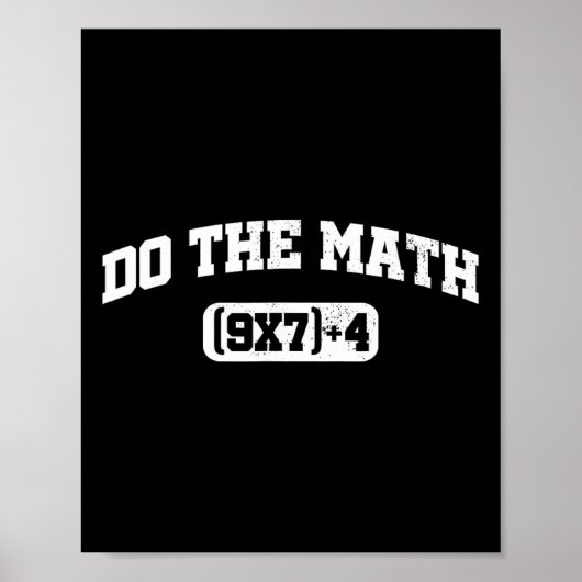 Math Meme, Math 67 Meme, Funny Six Seven Teacher S ポスター (正面)