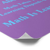 Math Mindsetsポスタ学ー –  by Do ポスター (角)