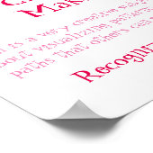 Math Mindsets Poster-RecognizeとSolve Pattern ポスター (角)