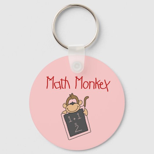 Math Monkey Tシャツとギフト キーホルダー (正面)