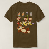 Math Monkeys Tシャツ (デザイン正面)