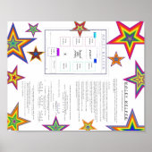 MATH.MULT.133 HOLEY HELPER POSTER.STARS ポスター (正面)