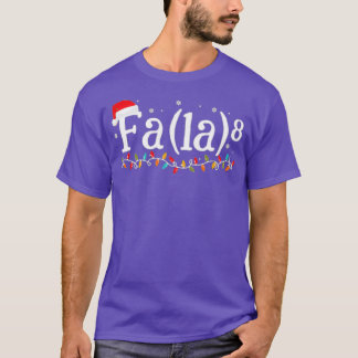 Math Nerd Christmas Fa la la la 6 Tシャツ