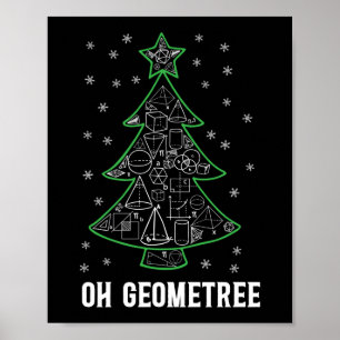 Math Oh Geometreeおたく学生Piデイクリスマス ポスター