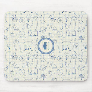 Math Physics Electronics Icons Pattern Personalize マウスパッド