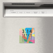 Math: Piのカラフル数学定数 マグネット (インサイチュ (食洗機))