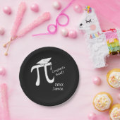 Math Piカスタマイズ卒業紙プレート ペーパープレート (パーティー)