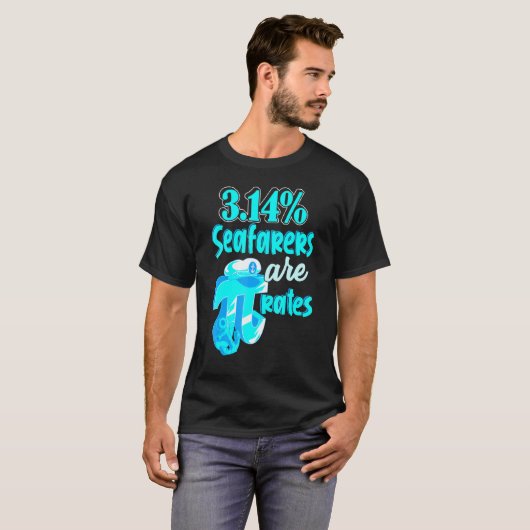 Math Pi 314 Pirate Pun Parody Mathematics Tシャツ (正面フル)