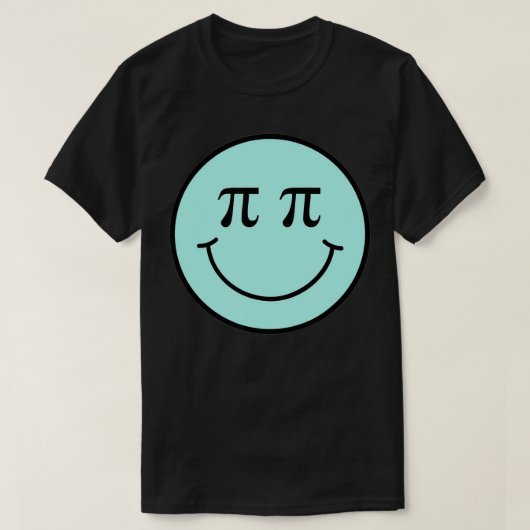 Math Pi Symbol Smile Face  Tシャツ (デザイン正面)