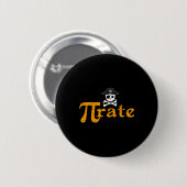 Math Pirate Happy Pi Day 缶バッジ (正面&裏面)