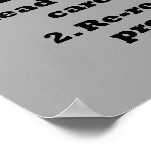 Math Poster Signの使おもしろいい方 ポスター (角)