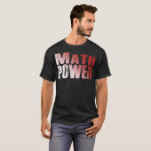 Math Powerの装飾 Tシャツ (正面フル)