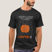 Math Pumpkin Pの先生用のおもしろいハロウィーンシャツ Tシャツ (正面)