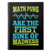 Math Pun First SINE of Madness ノートブック (正面)