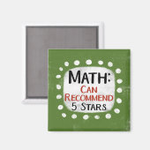 Math Review 5星冷蔵庫磁石 マグネット (正面/裏面)