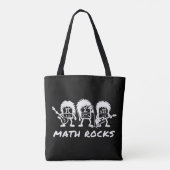 Math Rocks Academic Rock Band Humor トートバッグ (裏面)