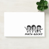 Math Rocks Academic Rock Band Humor ポストイット (オフィス)