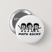 Math Rocks Academic Rock Band Humor 缶バッジ (正面&裏面)