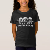 Math Rocks Academic Rock Band Humor Tシャツ (正面)