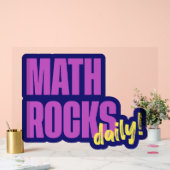 Math Rocks Daily アクリルサイン (ウェディング)