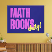 Math Rocks Daily キャンバスプリント (インサイチュ (リビング))
