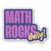 Math Rocks Daily シール (正面)