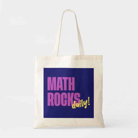 Math Rocks Daily トートバッグ (正面)